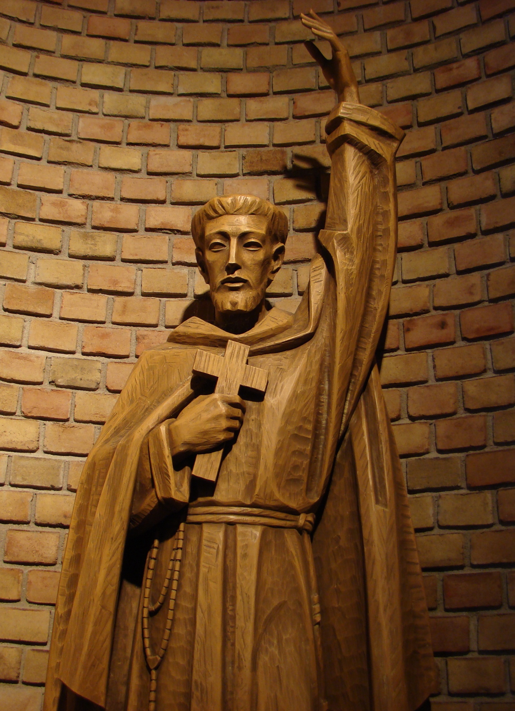 Mission and Values - Statue of St. Francis at St. Lawrence Seminary Chapel
